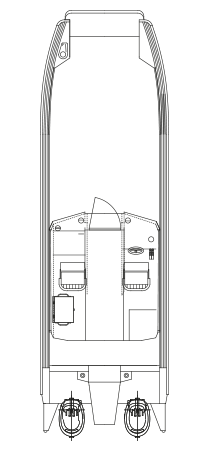 Faster 81CAT Cabin - layout